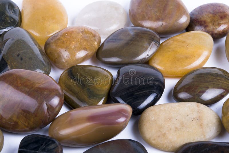 Background of smooth pebbles