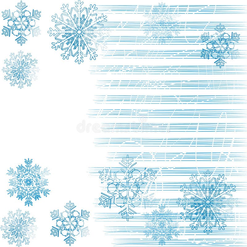 Background with snowflakes 2