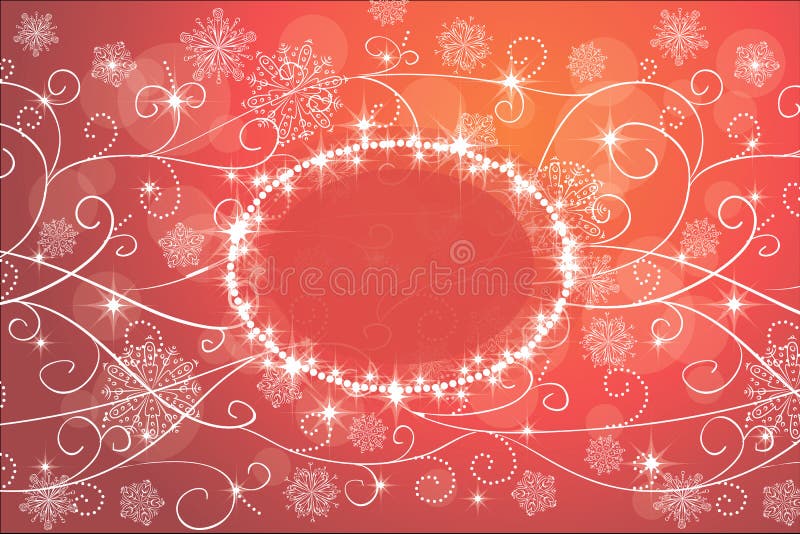 Background with snowflakes