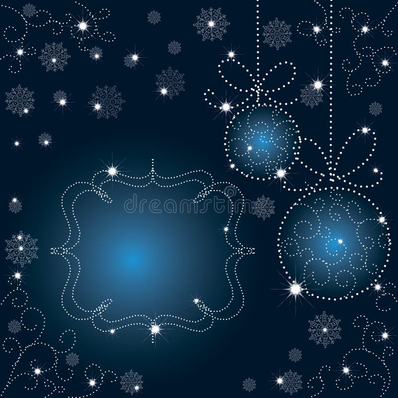 Background with snowflakes