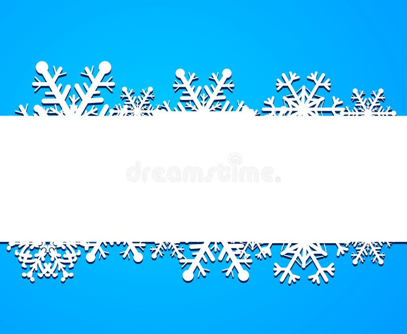 Background from snowflakes