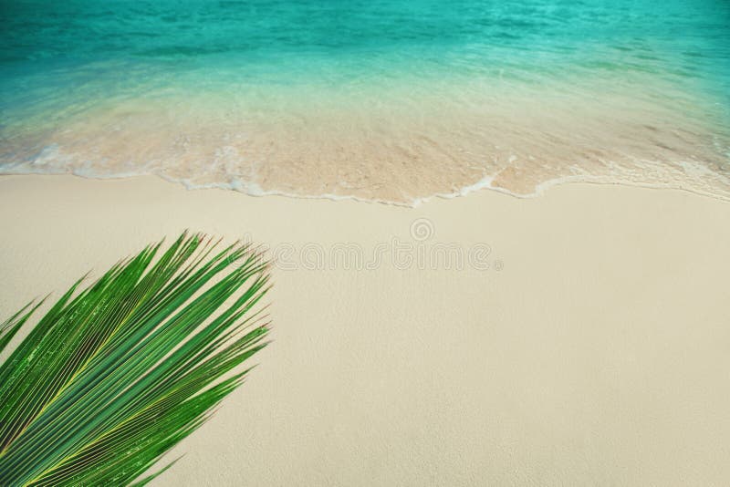 Background of Soft Blue Ocean Wave on Sandy Beach Stock Image Image