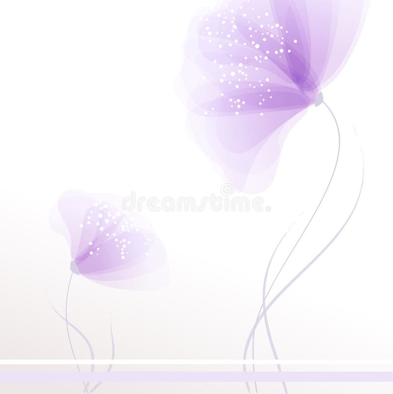 Background with soft flowers