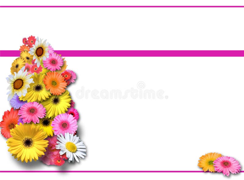 Background with Spring Bouquet