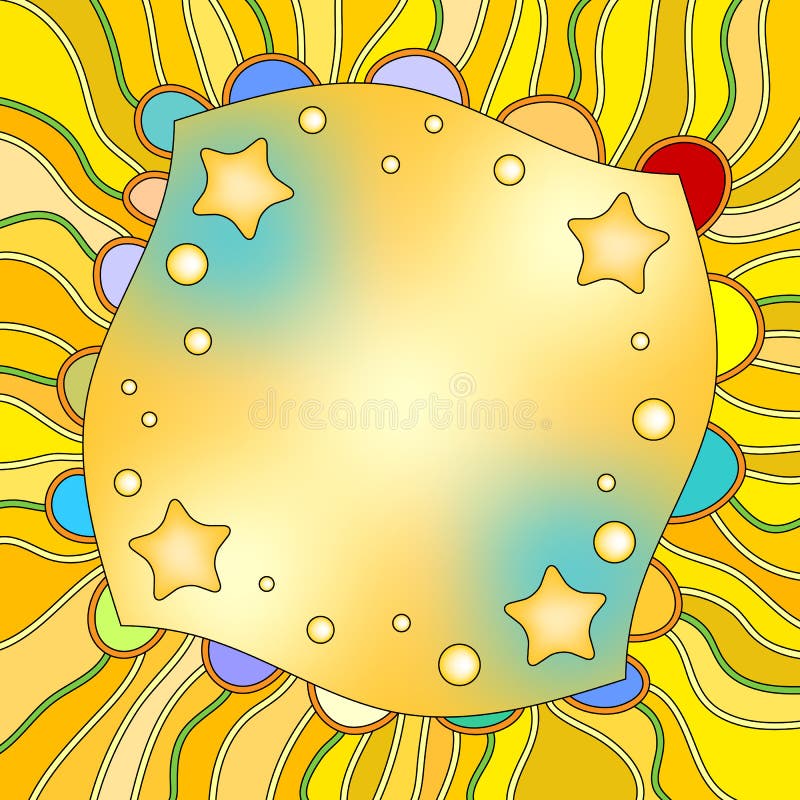 Background with stars and dots stock illustration