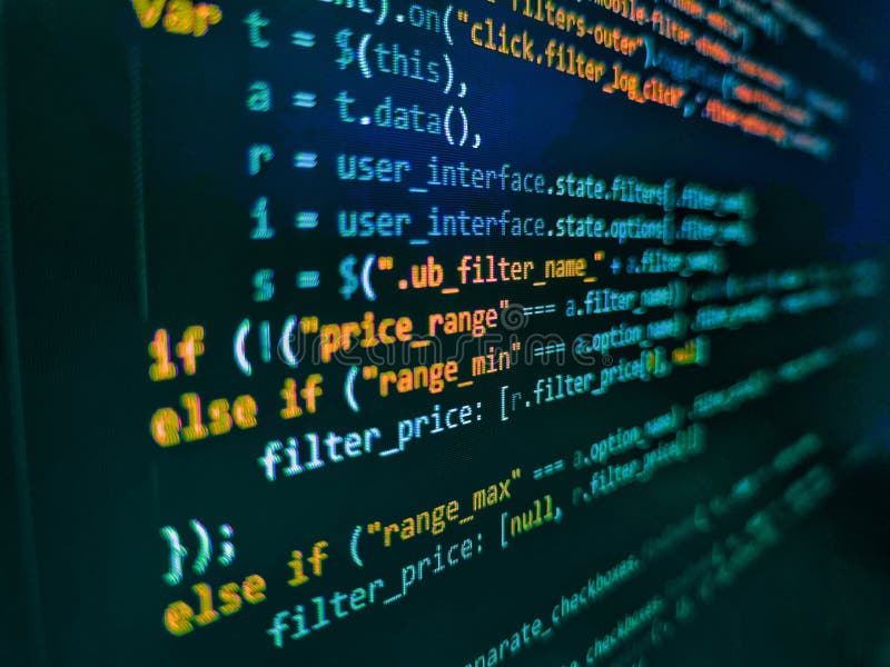 Background tecnologico astratto con cifre e linee. codice sito software di sviluppo php. webdesign programmazione HTML stampato immagine stock