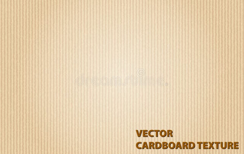 Background Template with Cardboard Texture Stock Vector - Illustration