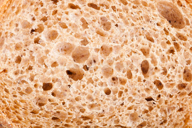 Background texture of bread crumb