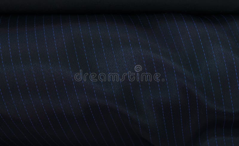 Background and texture of dark blue fabric. royalty free stock photo