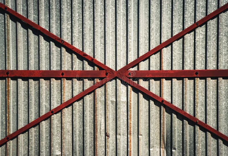 Detail of metal iron gate stock image. Image of texture - 117134017