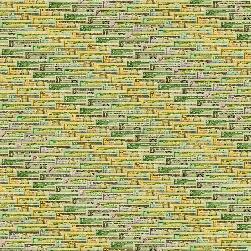 Background texture with dollar notes