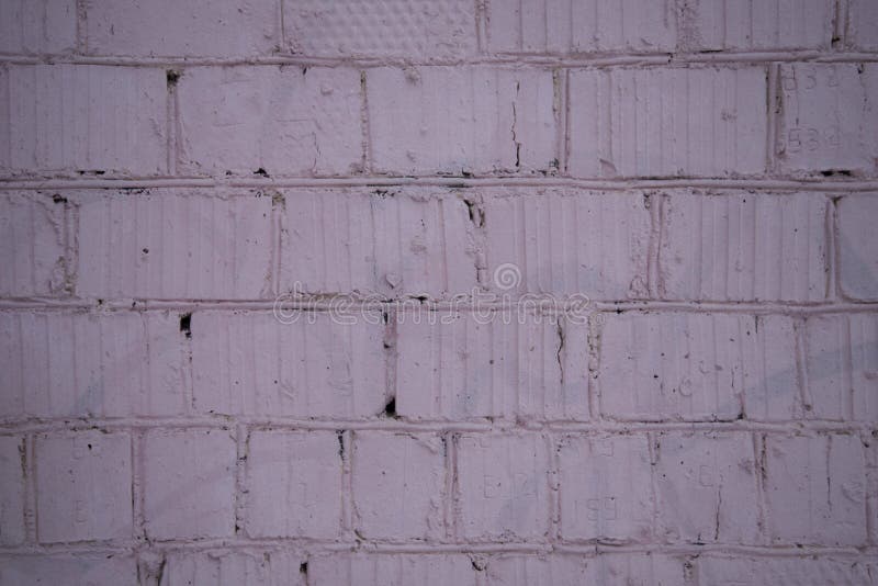 Background, Texture of a Pink Brick Wall. the Bricks are Arranged in