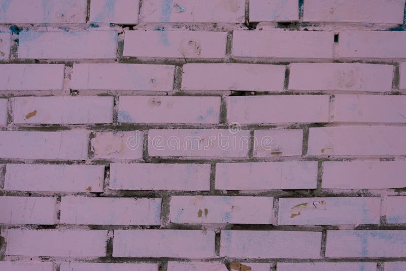 Background, Texture of a Pink Brick Wall. the Bricks are Arranged in