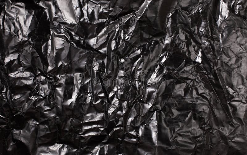 Background Texture of a Polyethylene Shiny Black Film Stock Image ...