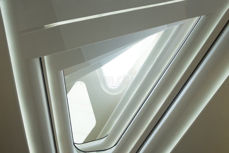 Background and texture of white geometric form interior design stock photos