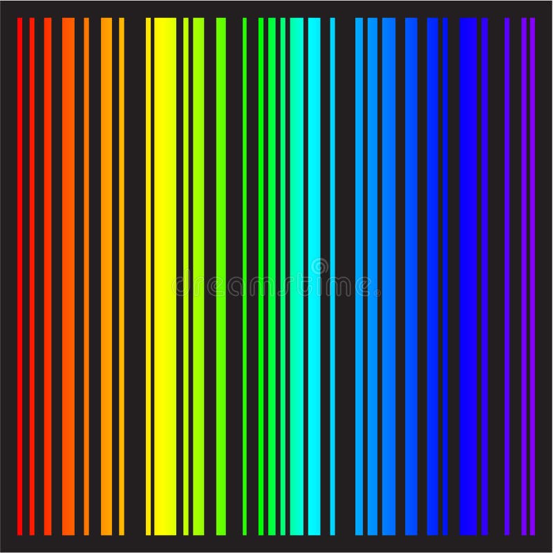 Background - vector stripes in rainbow colors vector illustration