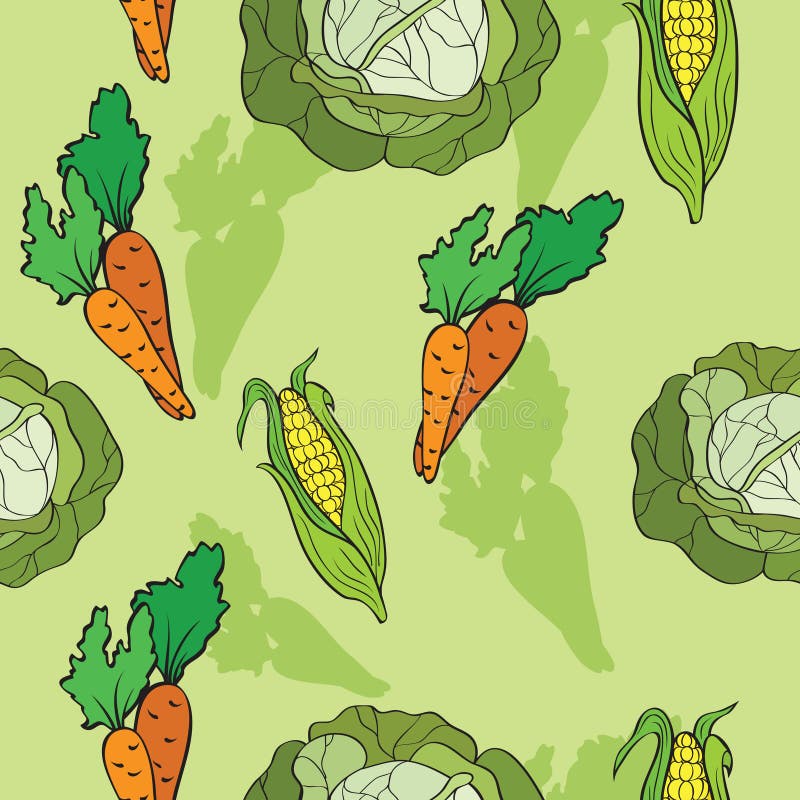 Background with vegetables