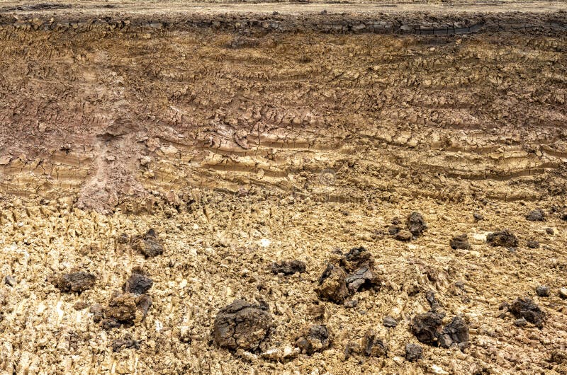 Background view of the basement section, which was dug into the shore royalty free stock photography