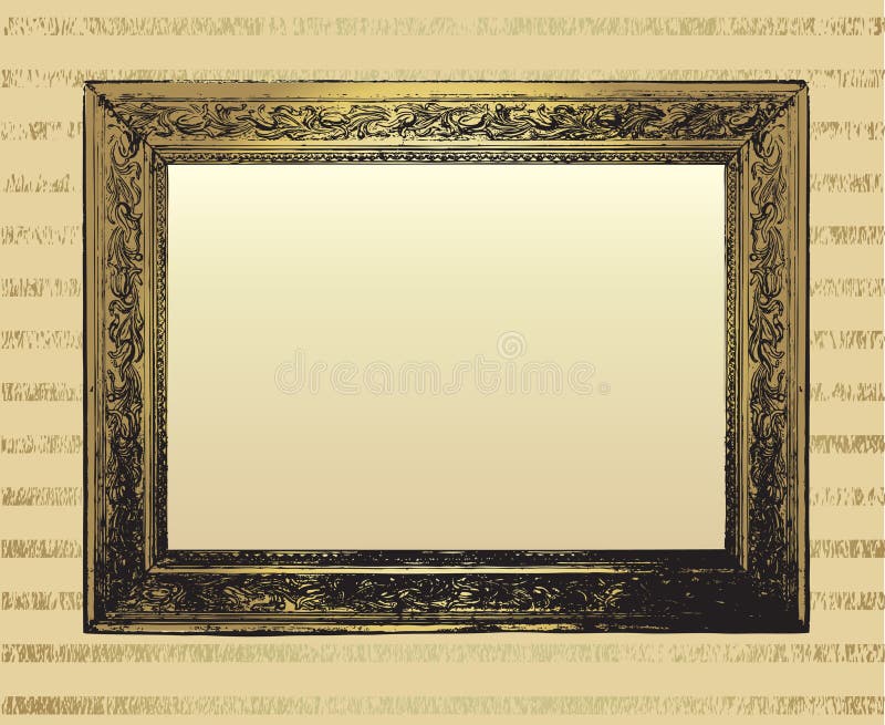 Background with vintage frame