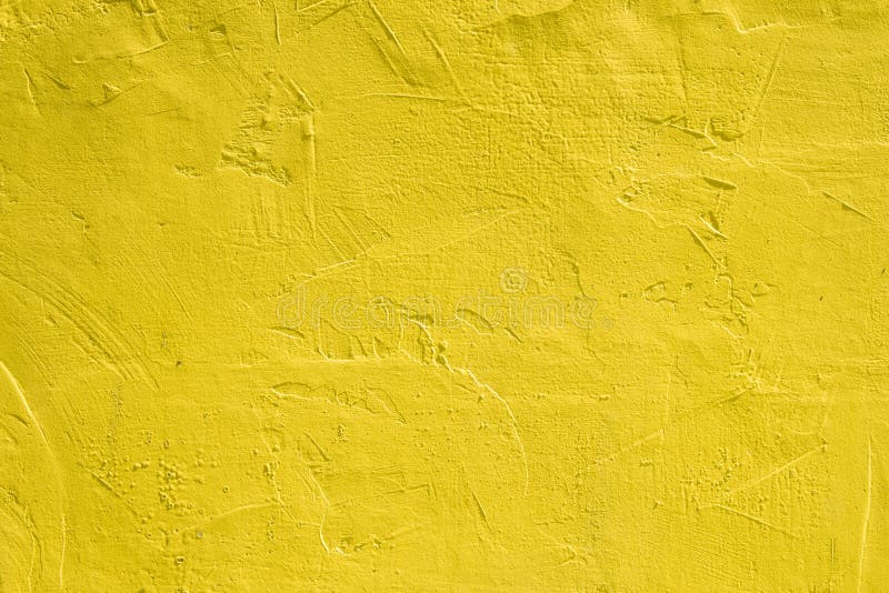 Background with Wall Texture with Yellow Paint Stock Image Image of
