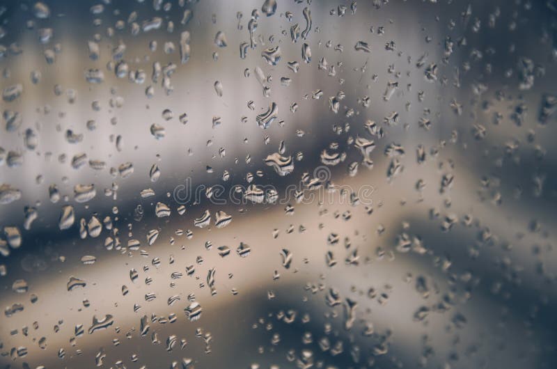 Background and Wallpaper by Rainy Drop and Water Drops on Window Glass  Stock Image - Image of natural, liquid: 135111049