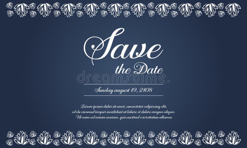 Background for Wedding Card Collection Stock Vector - Illustration of