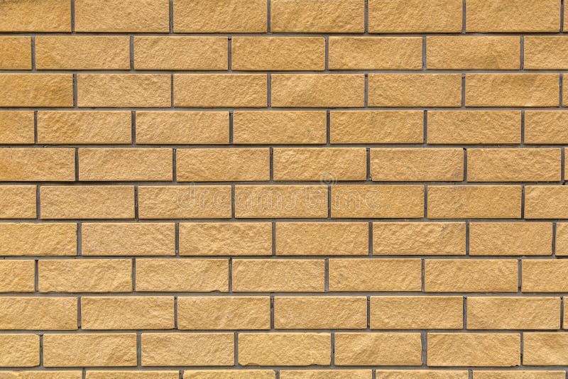 Background of yellow bricks