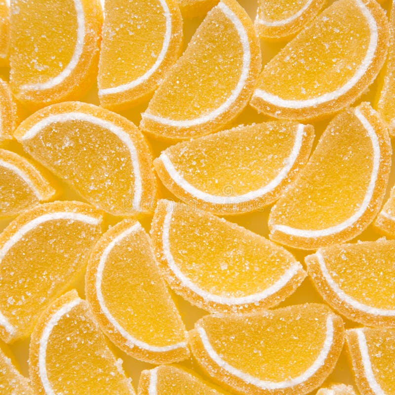 Background Of Yellow Marmalade Candy Stock Image - Image of decorative,  design: 118189211