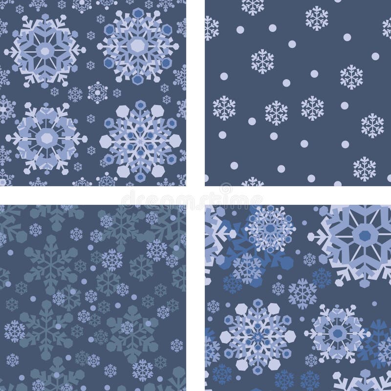 Backgrounds with snowflakes