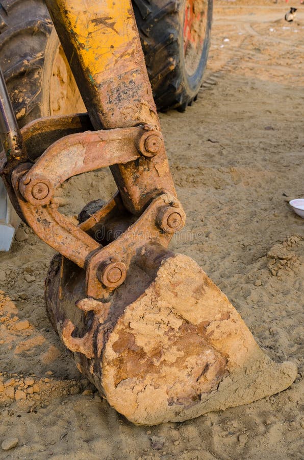 Backhoe buckets stock photo. Image of construction, equipment 66975420