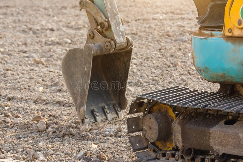 Backhoe or excavator stock photo. Image of equipment 110899288