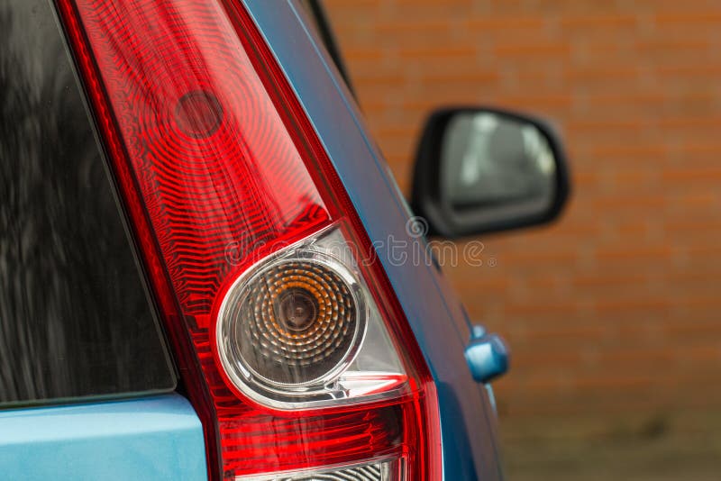 Backlight car closeup stock image. Image of drive, light 99571457