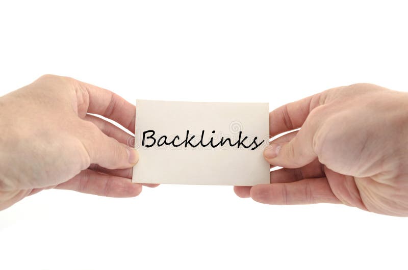 Backlinks text concept