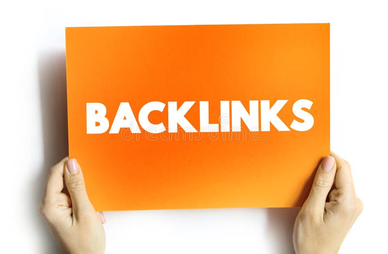 Backlinks text quote, concept background