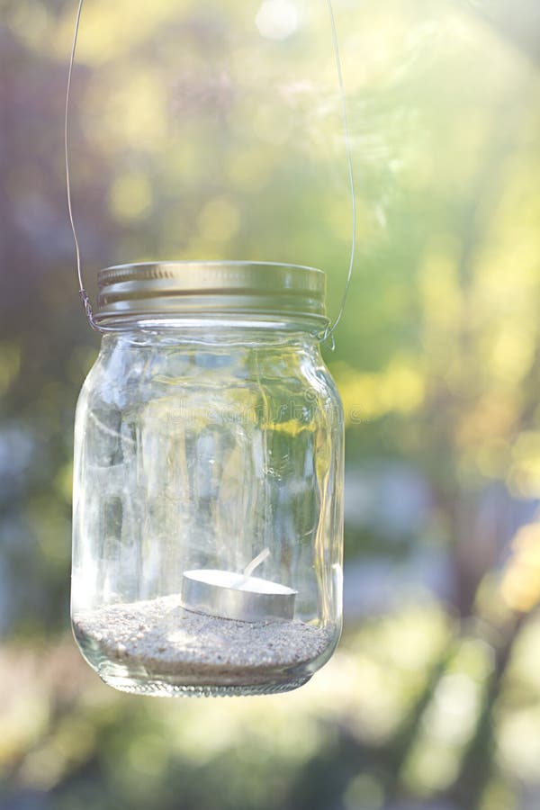 Backlit Mason Jar royalty-vrije stock foto Backlit Mason Jar royalty-vrije stock foto