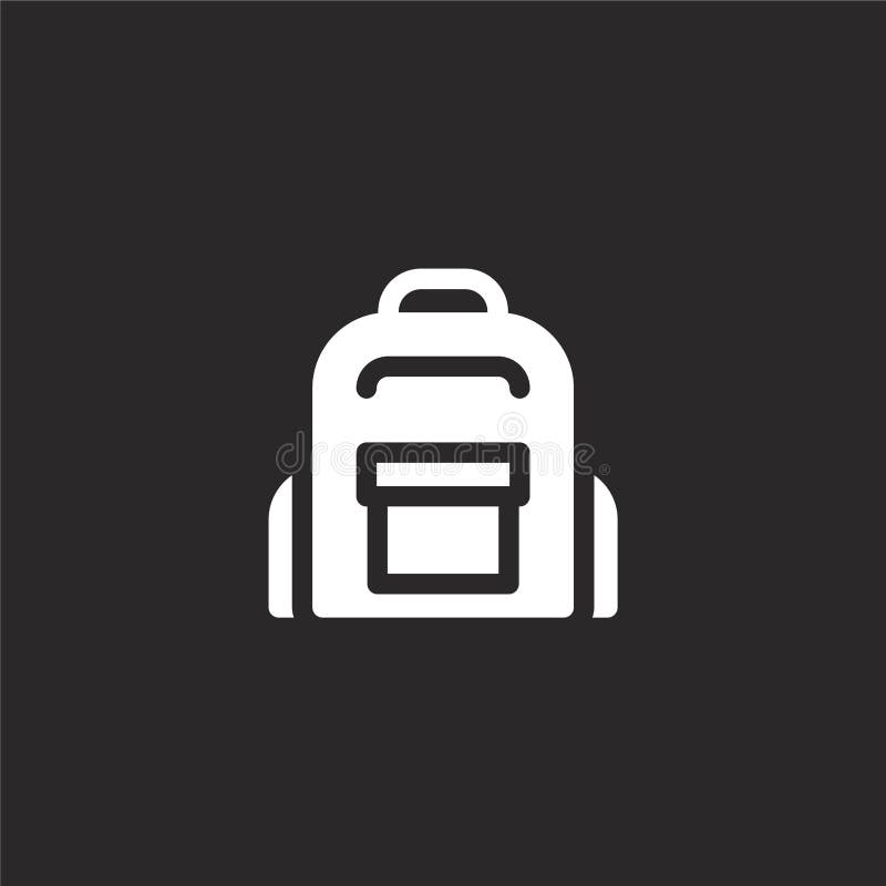 Backpack Icon. Filled Backpack Icon for Website Design and Mobile, App ...
