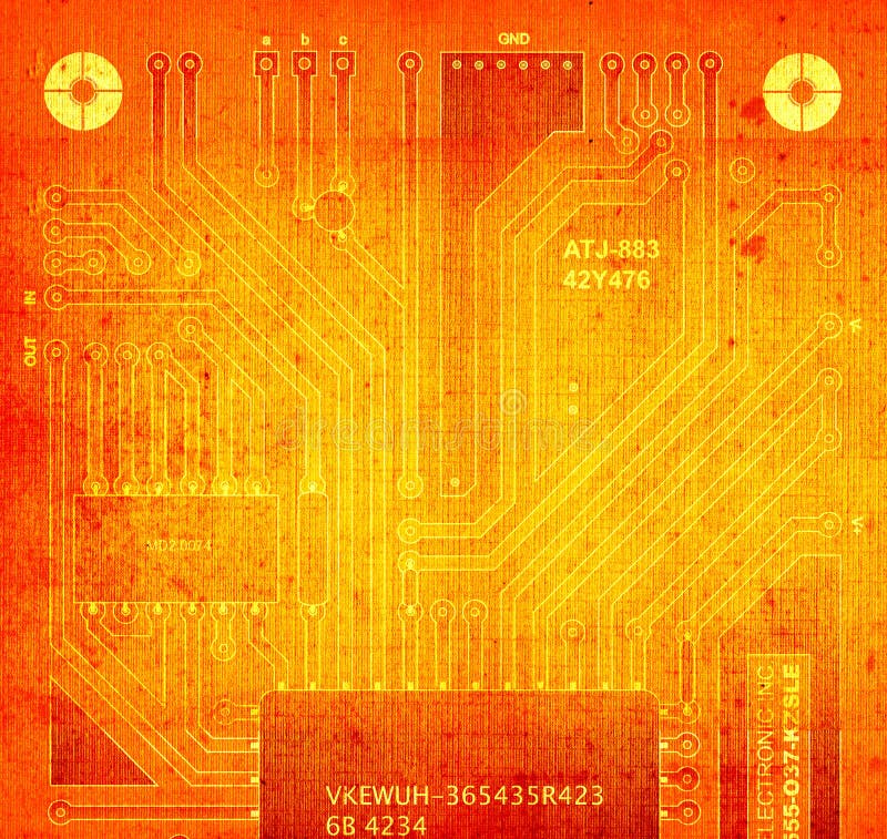 Backside circuit board