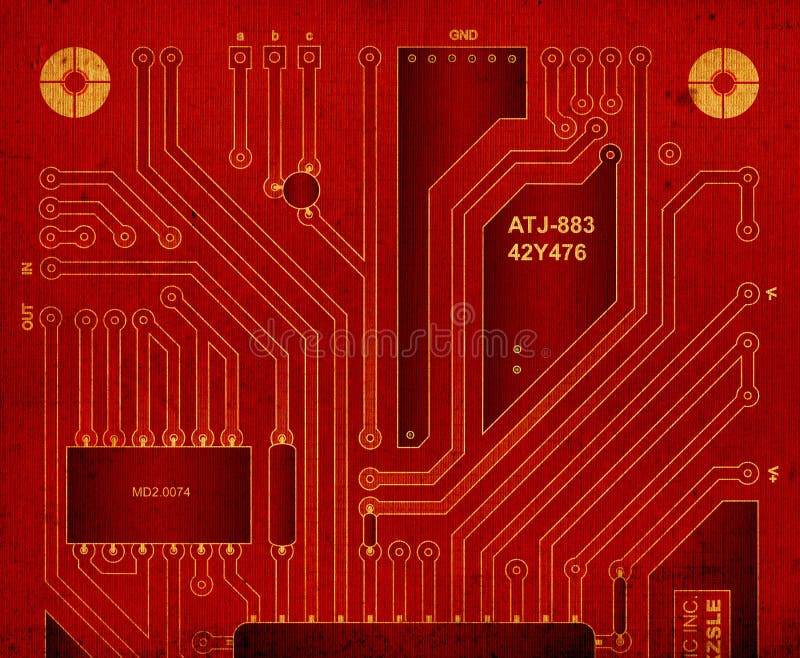 Backside circuit board