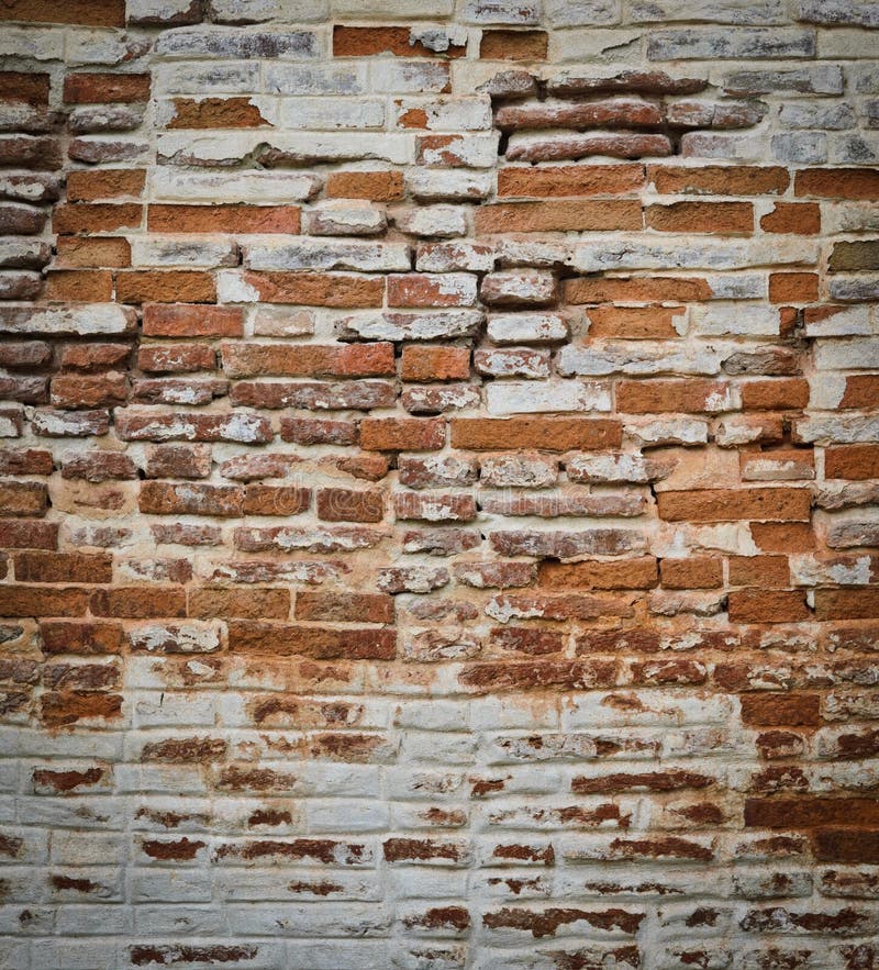 Old brick wall pattern background. Old brick wall pattern background