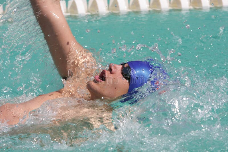 Backstroke swim