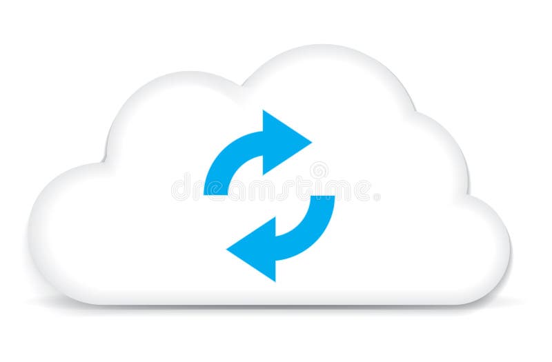 This image is a vector file representing a internet cloud backup concept. This image is a vector file representing a internet cloud backup concept.