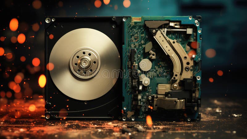 Backup data restoration royalty free illustration