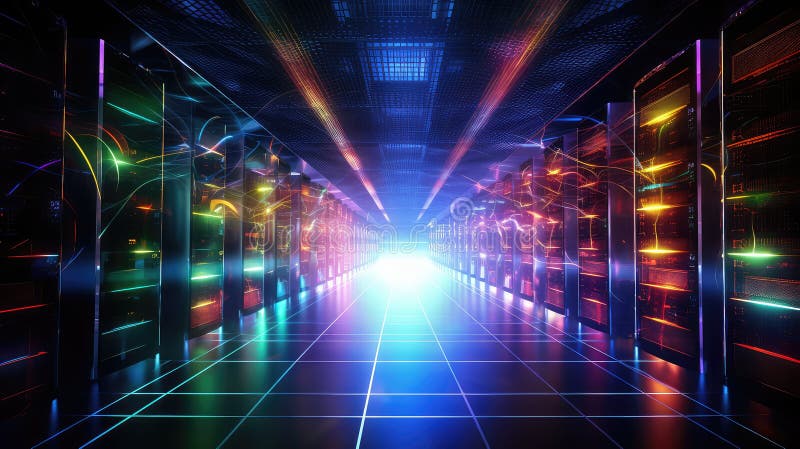 Backup data storage background royalty free illustration