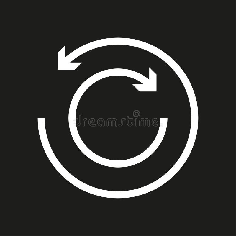Backup and restore icon. Vector illustration. royalty free illustration