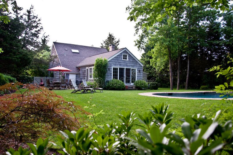 Backyard stock photos