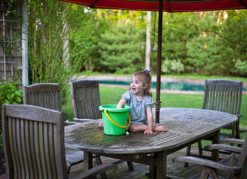 Backyard Expression stock images