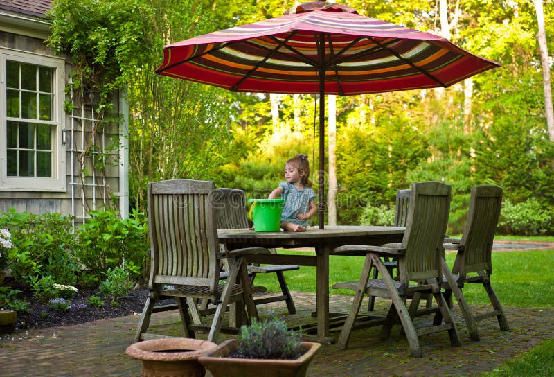 Backyard Fun royalty free stock photos