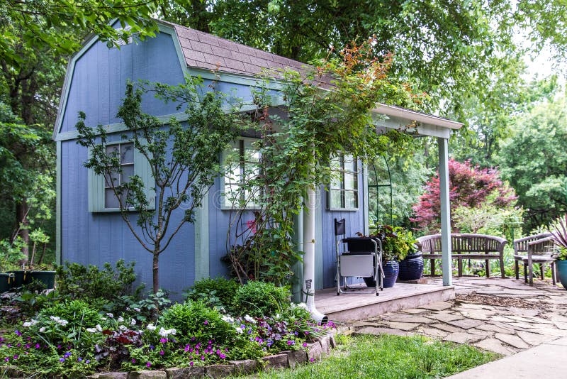 Backyard Landscaping Garden Shed