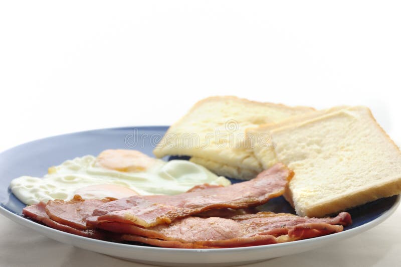 Bacon Egg Buttered Bread Picture. Image 3188375