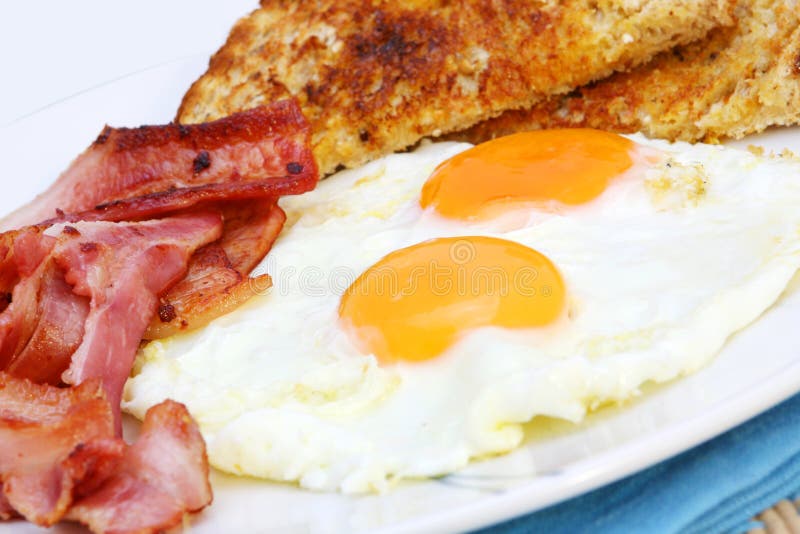 Bacon and Eggs stock photos